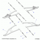 RANGER CREW 1000XP PS TX CA (R21RSF99AK) Suspension, front control arms - r21rsf99ak (c700682)