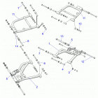 RANGER CREW 1000XP PS TX CA (R21RSF99AK) Suspension, rear control arms - r21rsf99ak (c700917)