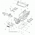 RANGER EV Chassis, frame and front bumper - r20maae4g8  /  g9 (49r...
