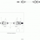RANGER EV Drive train, front drive shaft - r20maae4g8  /  g9 (7017...
