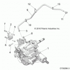 RZR Drive train, main gearcase mounting - z20ase99ah  /  lh ...
