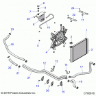 RZR Engine, cooling system - z20ase99ah  /  lh  /  bh (c7008...