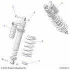 RZR Suspension, rear shock mounting - z20ase99ah  /  lh  /  ...
