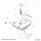 RZR 1000 60 INCH PS (Z20ASE99AH/LH/BH) Body, fuel tank, evap - z20ase99bh (c701080-1)