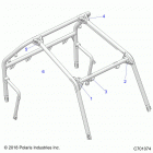 RZR 1000S 60 INCH EPS TRACTOR Chassis, cab frame accesories- z20ass99c2  /  ch (c70107...