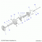 RZR 1000S 60 INCH EPS TRACTOR Drive train, primary clutch -z20ass99c2  /  ch (c701072-...