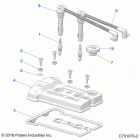 RZR 1000S 60 INCH EPS TRACTOR (Z20ASS99C2/CH) Engine, valve cover - z20ass99c2  /  ch (c701070-2)