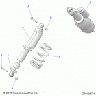RZR 1000S 60 INCH EPS TRACTOR (Z20ASS99C2/CH) Suspension, front shock mounting - z20ass99c2  /  ch (c7...