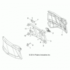RZR 1000S4 (Z20A4E99AH/LH) Body, doors, rear - z20a4e99ah  /  lh (700002)
