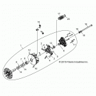 RZR 1000S4 (Z20A4E99AH/LH) Drive train, primary clutch - z20a4e99ah  /  lh (700335)
