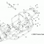 RZR 170 Chassis, frame - z20yav17b2  /  b4  /  n2  /  n4  /  a2 ...