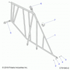 RZR 570 Body, side nets - z20cha57a2  /  e57am (c701040-2)