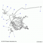 RZR 570 Drive train, main gearcase mounting- z20cha57a2  /  e57a...