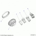 RZR 570 Electrical, dash instruments and controls - z20cha57a2  ...
