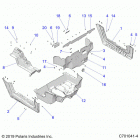 RZR 570 (Z20CHA57A2/E57AM) Body, floor and rocker panels - z20cha57a2  /  e57am (c7...