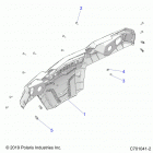 RZR 570 3PC Body, rear bumper - z20cha57k2 (c701041-2)