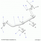 RZR 900 50 INCH Suspension, rear stabilizer bar - z20a5a87b2  /  e87bp  ...