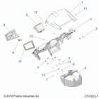 RZR 900 50 INCH (Z20A5A87B2/E87BP/BK/BX) Body, dash and glovebox - z20a5a87b2  /  e87bp  /  bk  /...