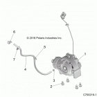 RZR 900 50 INCH PS RC (Z20A5K87BG) Drive train, front gearcase mounting - z20a5k87bg (c7002...