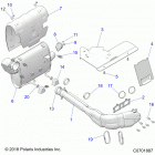 RZR 900 50 INCH PS RC (Z20A5K87BG) Engine, exhaust system - z20a5k87bg (c0701887)