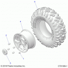 RZR 900 50 INCH PS RC (Z20A5K87BG) Wheels, front - z20a5k87bg (c701009-1)