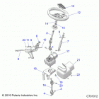 RZR 900S 60 INCH ALL OPTIONS (Z20ASA87B2/E87BH/BW/LW) Steering, power steering asm. - z20ase87bh  /  bw  /  lw...