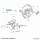 RZR PRO XP (Z20RA_92AC/BC/AK/BK/AR/BR/AE/BE/AH/BH/AT/BT) Steering, upper, standard - z20rae92ah  /  bh  /  at  / ...