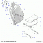 RZR PRO XP 4 (Z20R4_92AC/BC/AK/BK/AR/BR/LE/LT/LC/AH/BH/AT/BT) Body, seat asm., rear, standard - z20r4e92ah  /  bh  /  ...