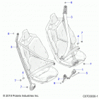 RZR PRO XP 4 (Z20R4_92AC/BC/AK/BK/AR/BR/LE/LT/LC/AH/BH/AT/BT) Body, seat belt mounting, front, standard - z20r4e92ah  ...