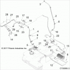 RZR RS1 Body, fuel line evap - z20s1e99bg  /  bk (c700095-33)