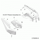 RZR RS1 Body, rear fenders - z20s1e99ag  /  ak  /  bg  /  bk (c7...