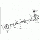 RZR RS1 Drive train, front gearcase - z20s1e99ag  /  ak  /  bg  ...