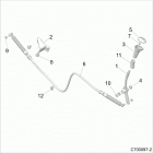 RZR RS1 Drive train, gear selector - z20s1e99ag  /  ak  /  bg  /...
