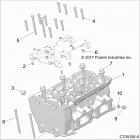 RZR RS1 Engine, cylinder head - z20s1e99ag  /  ak  /  bg  /  bk ...