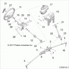 RZR RS1 Steering, power steering asm. - z20s1e99ag  /  ak  /  bg...