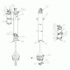 RZR RS1 (Z20S1E99AG/AK/BG/BK) Suspension, front shock internals - z20s1e99ag  /  ak  /...