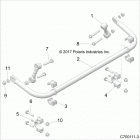 RZR RS1 PS MD (Z20S1E99NG) Suspension, rear stabilizer bar - z20s1e99ng (c700111-3)