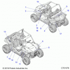 RZR S 1000 60 INCH EPS TRACTOR (Z20ASS99C2/CH) Body, decals - z20ass99c2  /  ch (c701079)