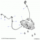 RZR S 1000 60 INCH EPS TRACTOR (Z20ASS99C2/CH) Drive train, front gearcase mounting - z20ass99c2  /  ch...