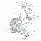 RZR S 1000 60 INCH EPS TRACTOR (Z20ASS99C2/CH) Engine, intake and throttle body - z20ass99c2  /  ch (c7...