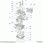 RZR S4 1000 (Z20A4E99AH/LH/BH) Engine, crankcase and crankshaft - z20a4e99ah  /  bh  / ...