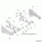 RZR TURBO 4 Body, doors, front - z20n4e92al  /  ar  /  bl  /  br  / ...