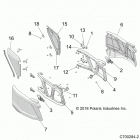 RZR TURBO 4 Body, doors, rear - z20n4e92al  /  ar  /  bl  /  br  /  ...