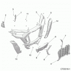 RZR TURBO 4 Body, front bumper - z20n4e92al  /  ar  /  bl  /  br  / ...