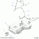 RZR TURBO 4 Body, fuel lines, std.  - z20n4f92al  /  ar (700986)