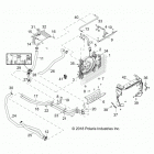 RZR TURBO 4 Engine, cooling system - z20n4e92al  /  ar  /  bl  /  br...