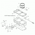 RZR TURBO 4 Engine, cylinder and piston - z20n4e92al  /  ar  /  bl  ...