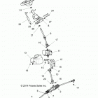 RZR TURBO 4 Steering, steering asm. - z20n4e92al  /  ar  /  bl  /  b...