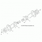 RZR TURBO 4 Suspension, front carrier and hub - z20n4e92al  /  ar  /...