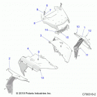 RZR TURBO 4 (Z20N4E92AL/AR/BL/BR) Body, hood and front body work - z20n4e92al  /  ar  /  b...